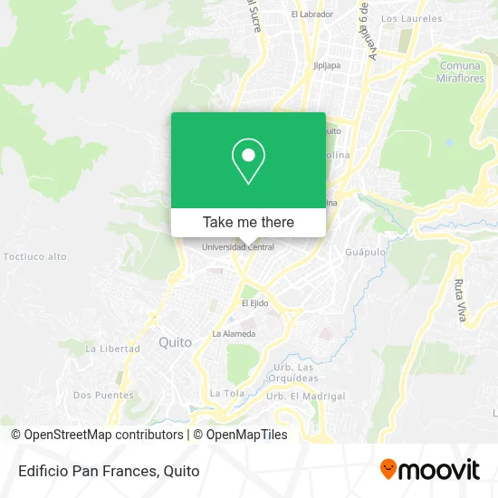 Edificio Pan Frances map