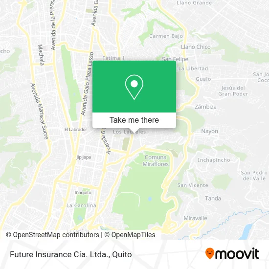 Future Insurance Cía. Ltda. map