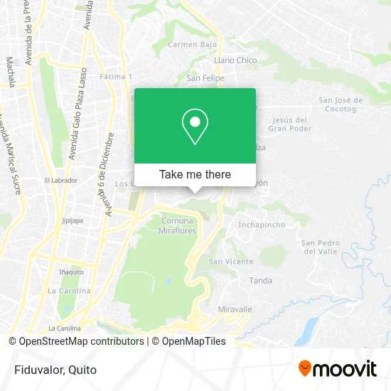 Fiduvalor map
