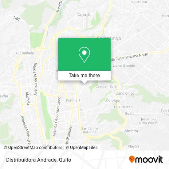 Distribuidora Andrade map