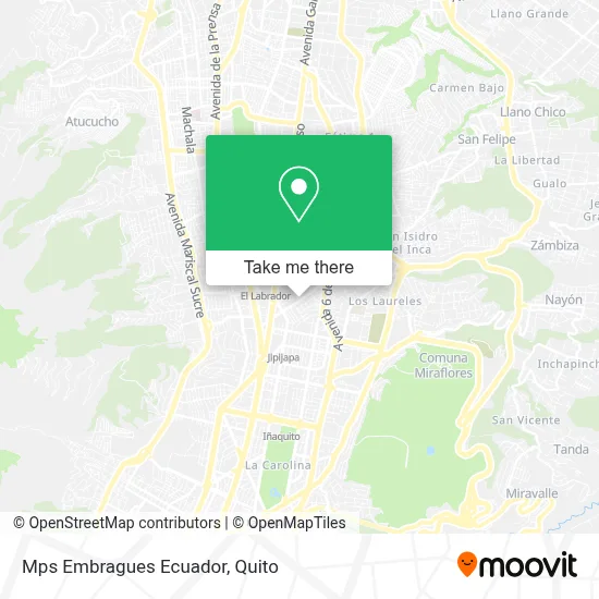 Mps Embragues Ecuador map