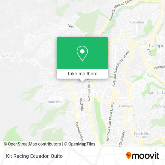 Kit Racing Ecuador map