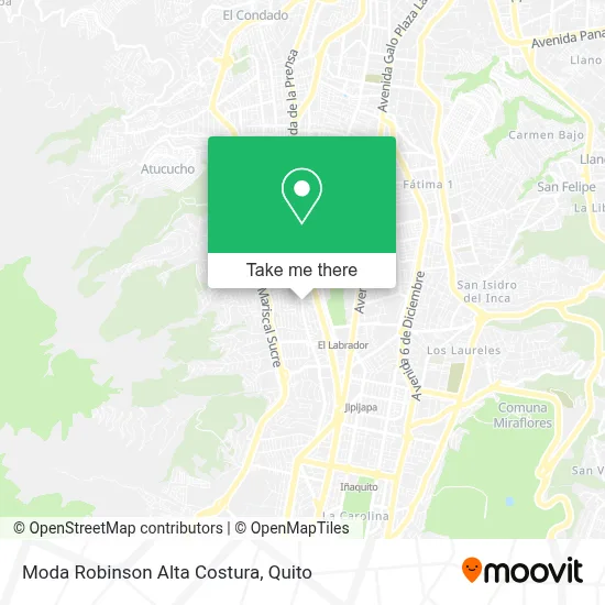 Moda Robinson Alta Costura map