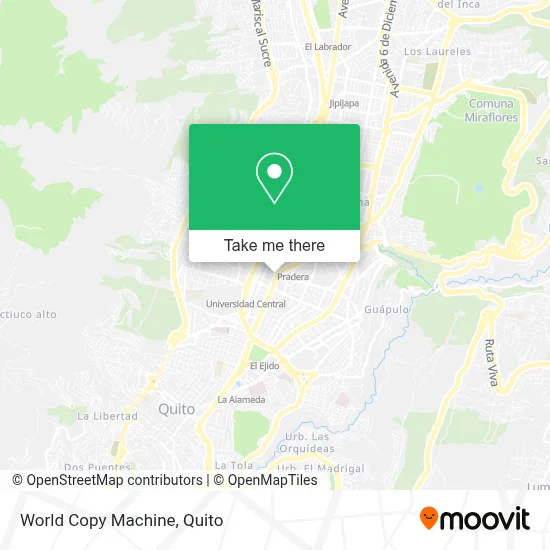 World Copy Machine map