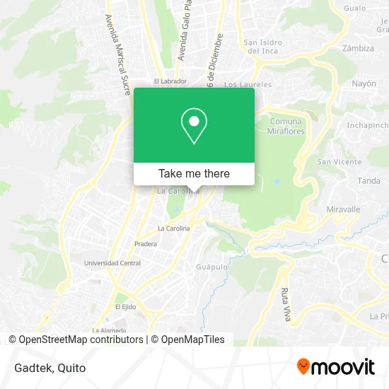 Gadtek map