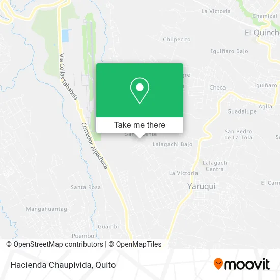 Hacienda Chaupivida map