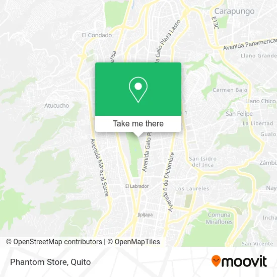 Phantom Store map