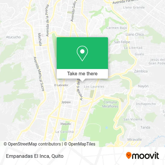 Empanadas El Inca map