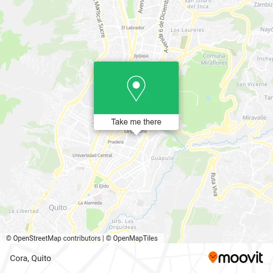 Cora map