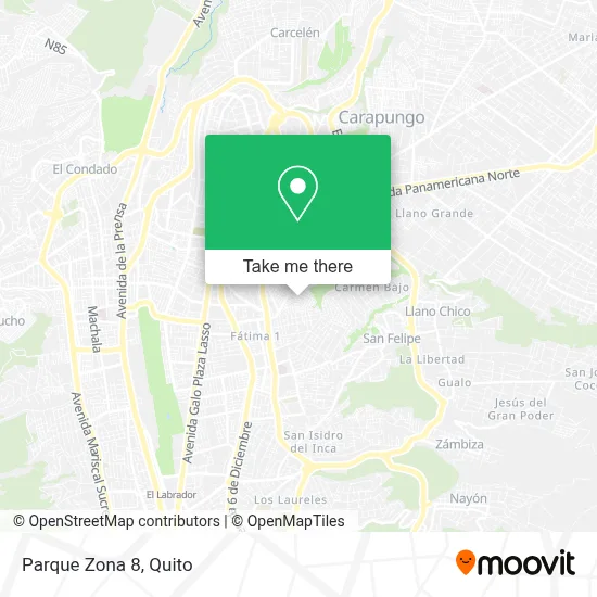 Parque Zona 8 map