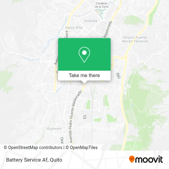 Battery Service Af map