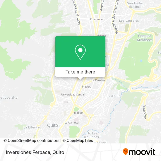 Inversiones Ferpaca map