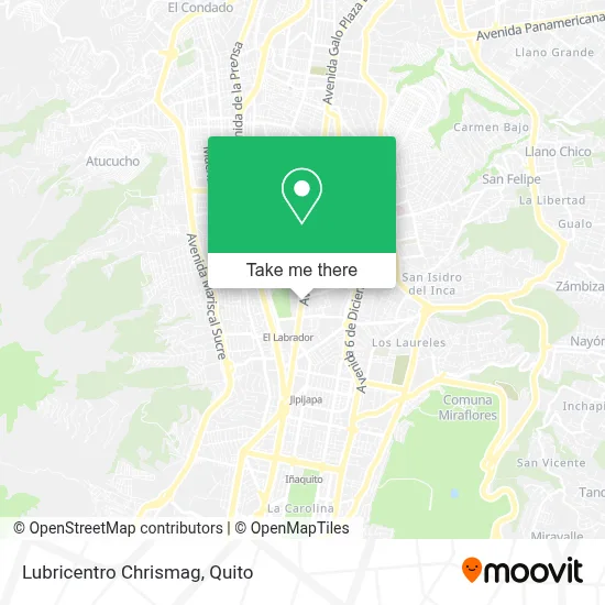 Lubricentro Chrismag map