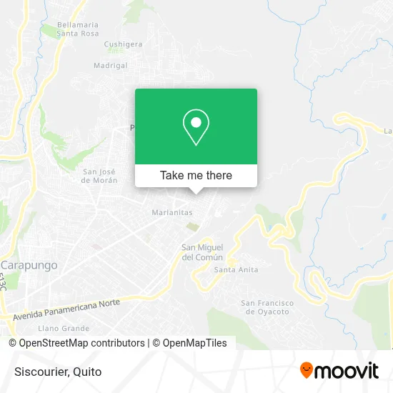 Siscourier map