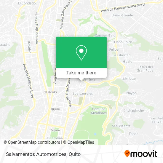 Salvamentos Automotrices map