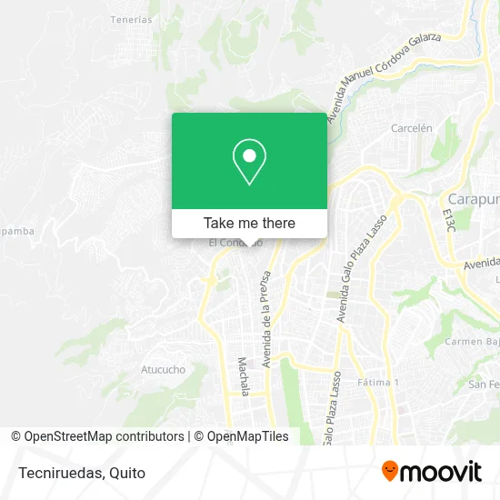 Tecniruedas map