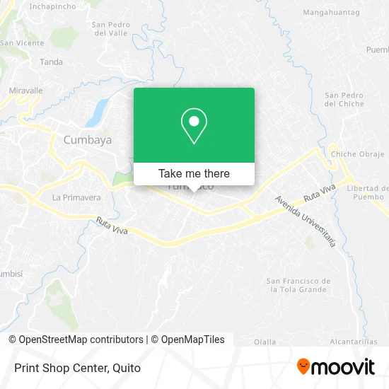 Print Shop Center map