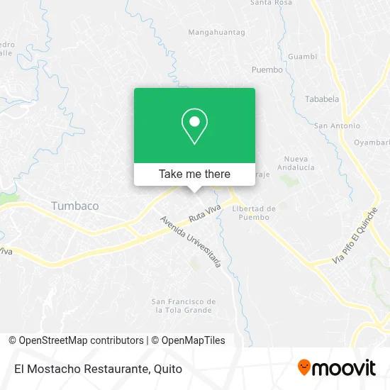 El Mostacho Restaurante map