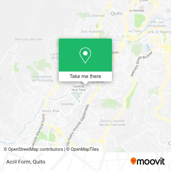 Acril Form map