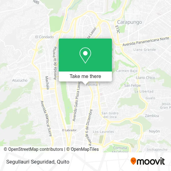 Segullauri Seguridad map