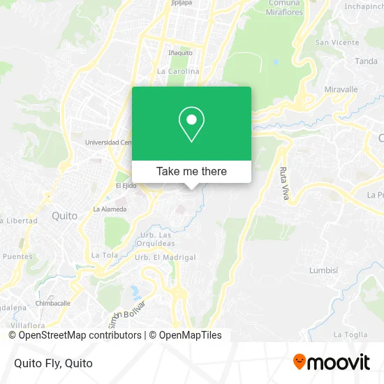 Quito Fly map