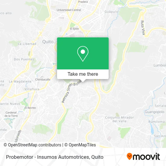 Probemotor - Insumos Automotrices map