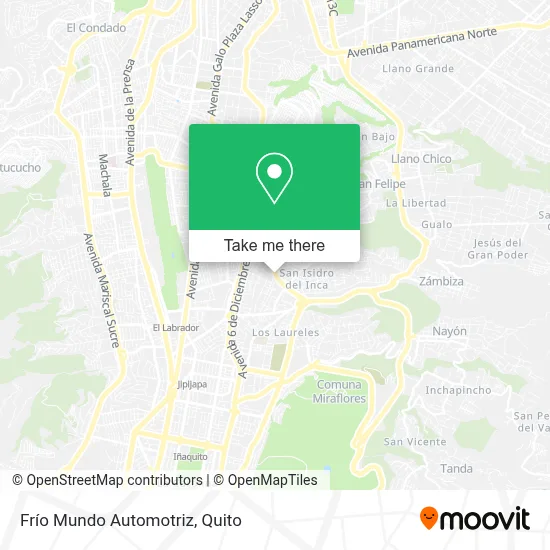 Frío Mundo Automotriz map