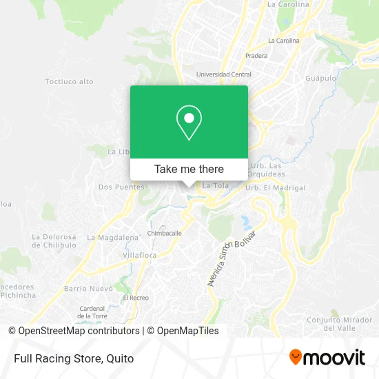 Full Racing Store map