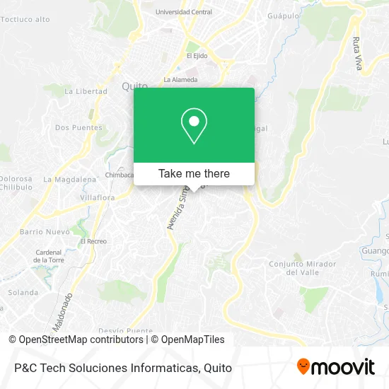 P&C Tech Soluciones Informaticas map