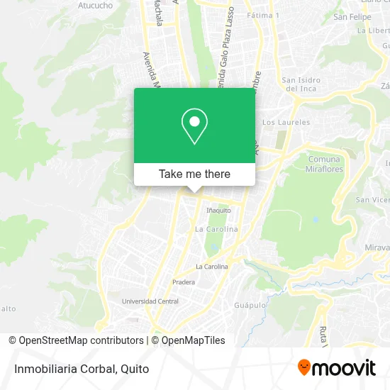 Inmobiliaria Corbal map