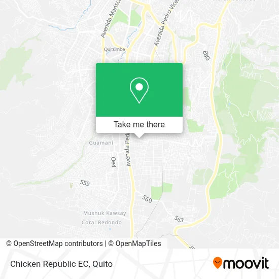 Chicken Republic EC map