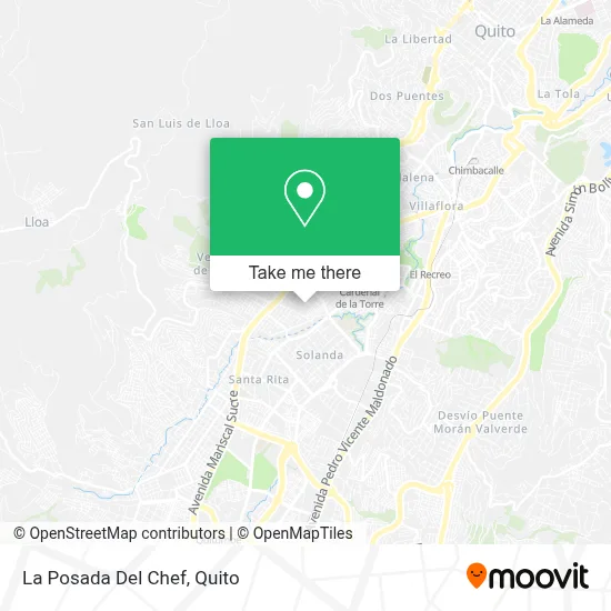 La Posada Del Chef map
