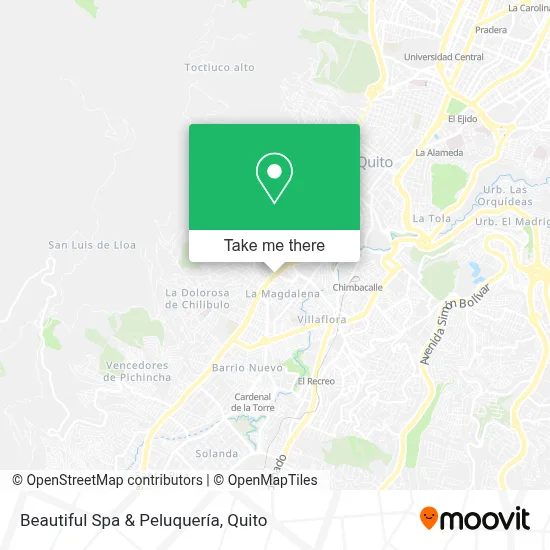 Beautiful Spa & Peluquería map