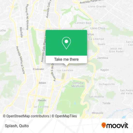 Splash map