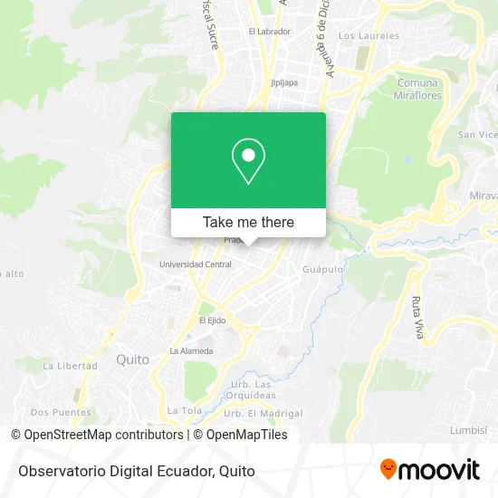 Observatorio Digital Ecuador map