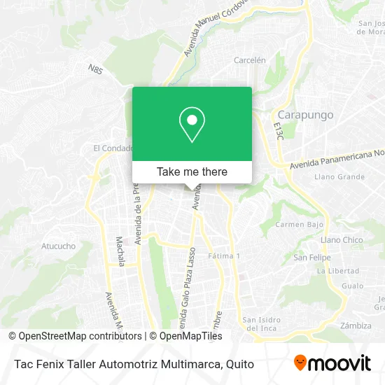 Tac Fenix Taller Automotriz Multimarca map
