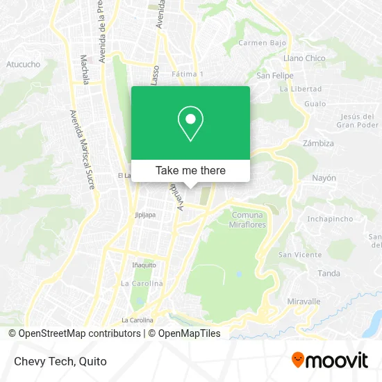 Chevy Tech map