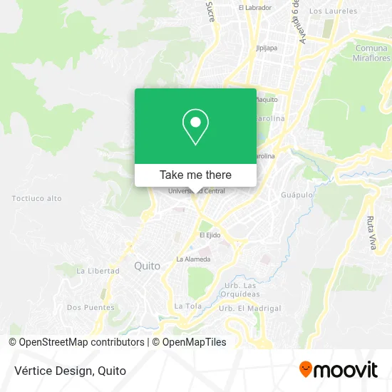 Vértice Design map