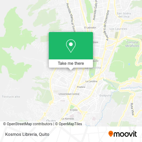 Kosmos Librería map
