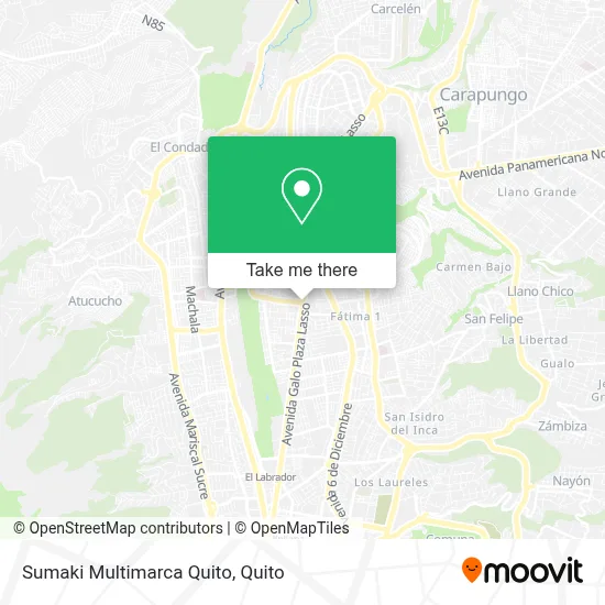 Sumaki Multimarca Quito map