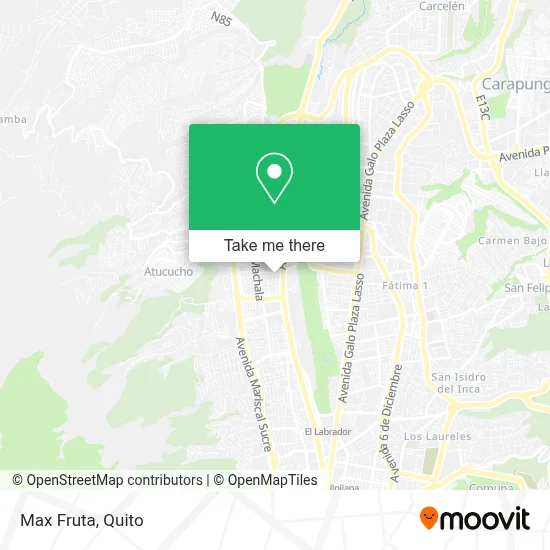 Max Fruta map