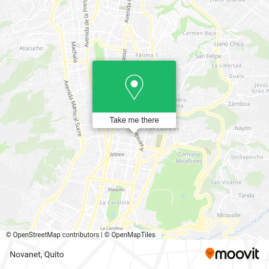 Novanet map