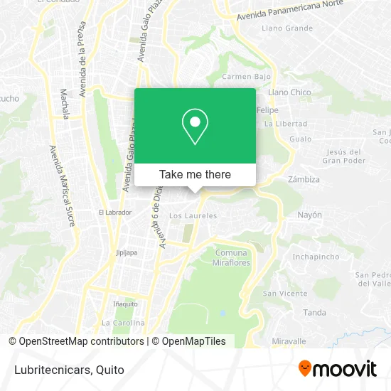 Lubritecnicars map