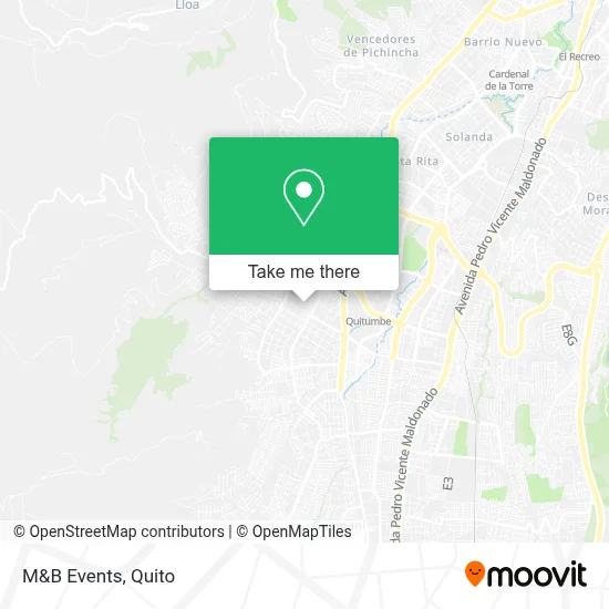 M&B Events map