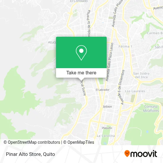 Pinar Alto Store map