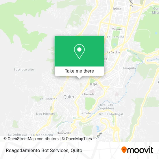 Reagedamiento Bot Services map