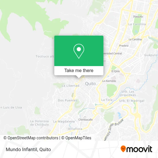 Mundo Infantil map