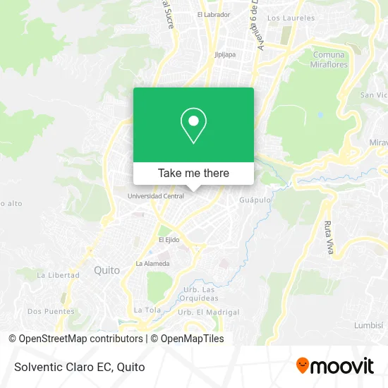Solventic Claro EC map