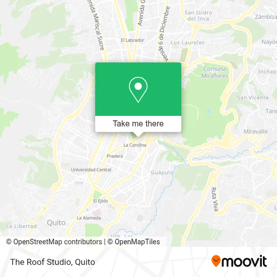 The Roof Studio map