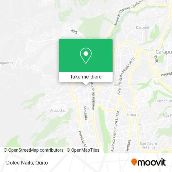 Dolce Nails map